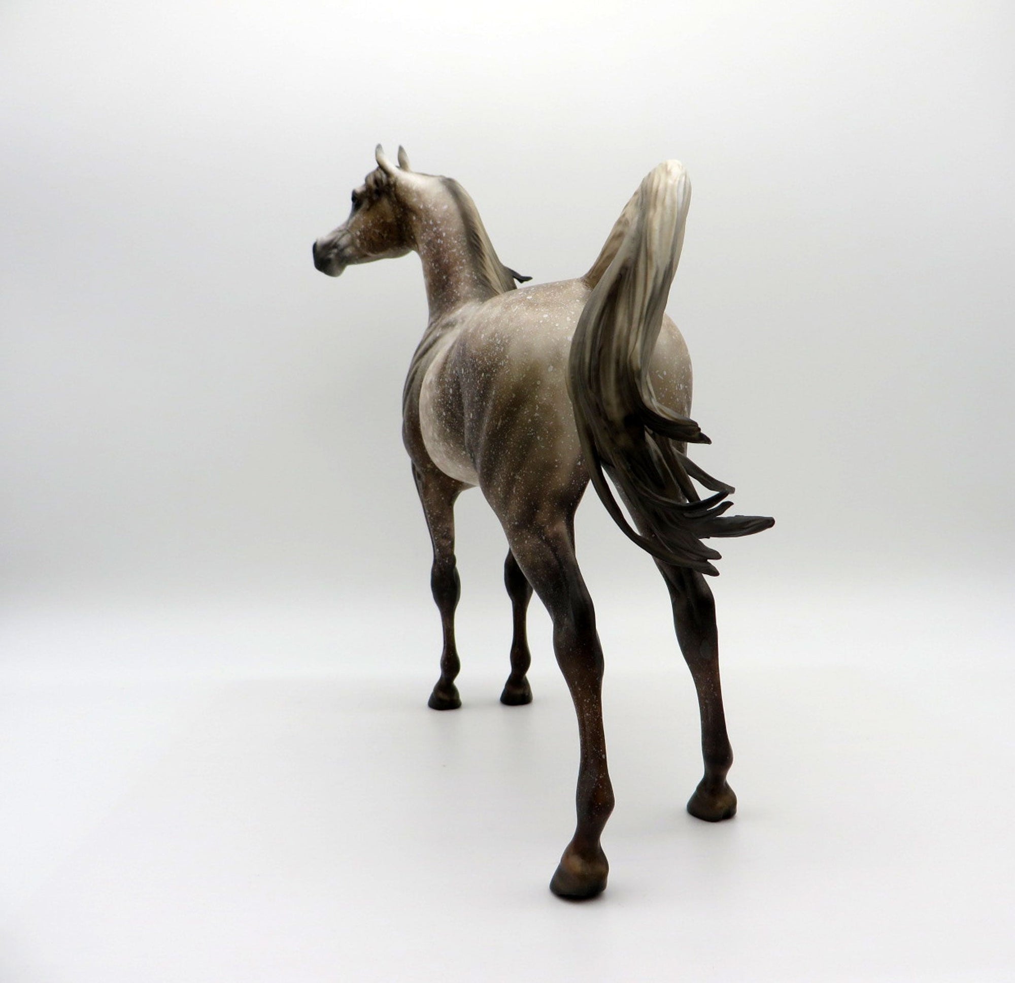 Mink-OOAK Dapple Grey Arabian Equilocity 2021 Painted by Al