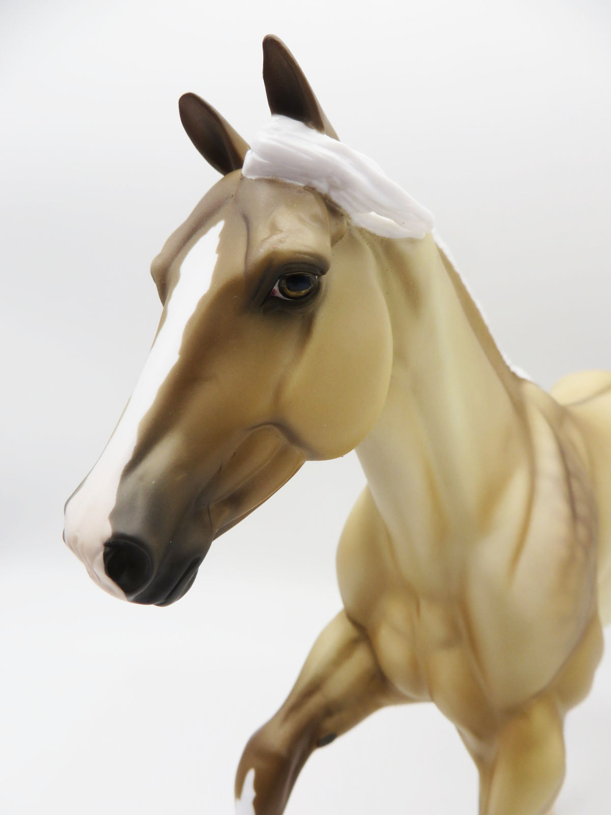 Minstrel of the Dawn - OOAK - Dappled Dunalino Foundation Quarter Horse - Painted By Ellen Robbins - MM22