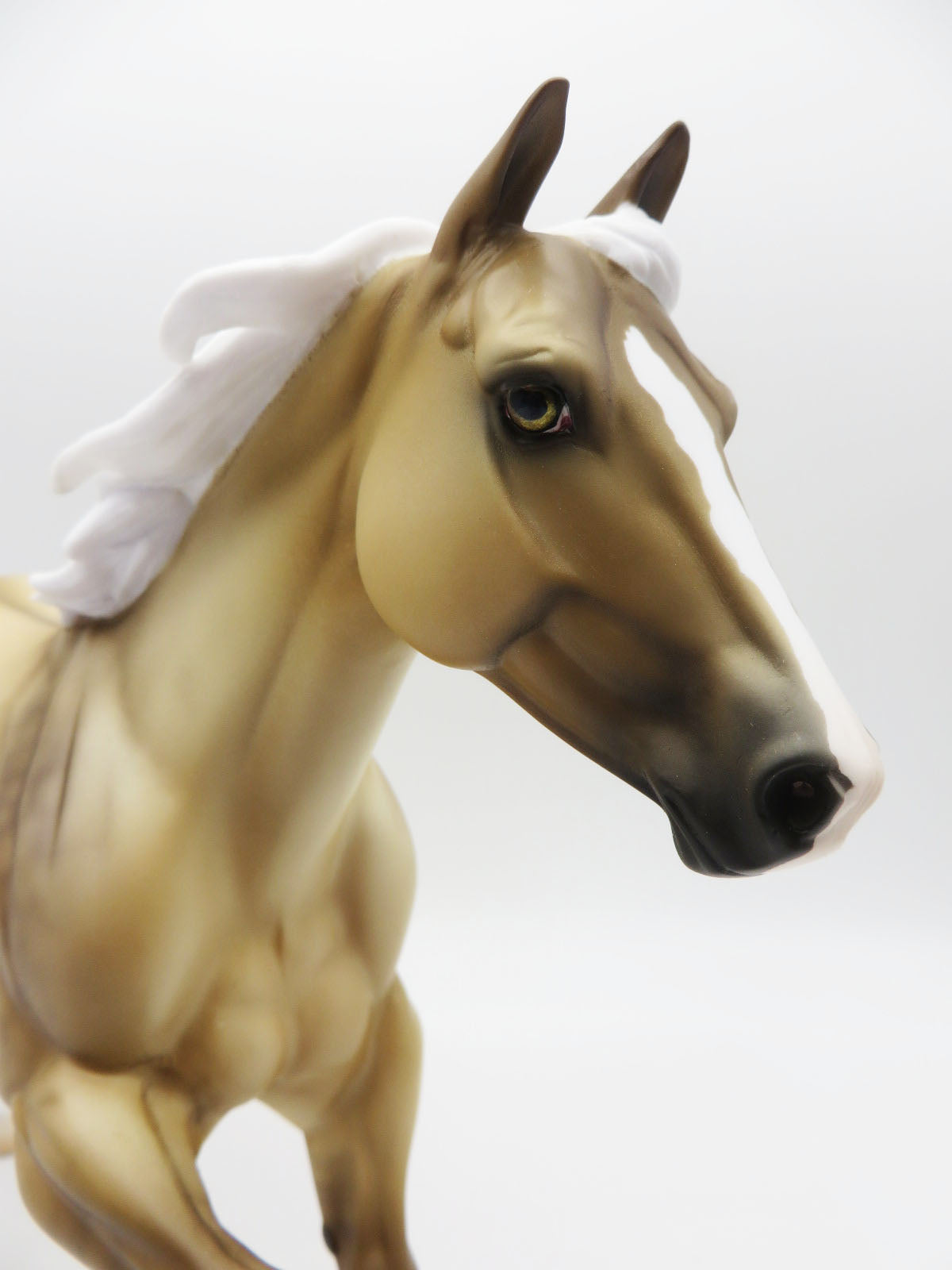 Minstrel of the Dawn - OOAK - Dappled Dunalino Foundation Quarter Horse - Painted By Ellen Robbins - MM22