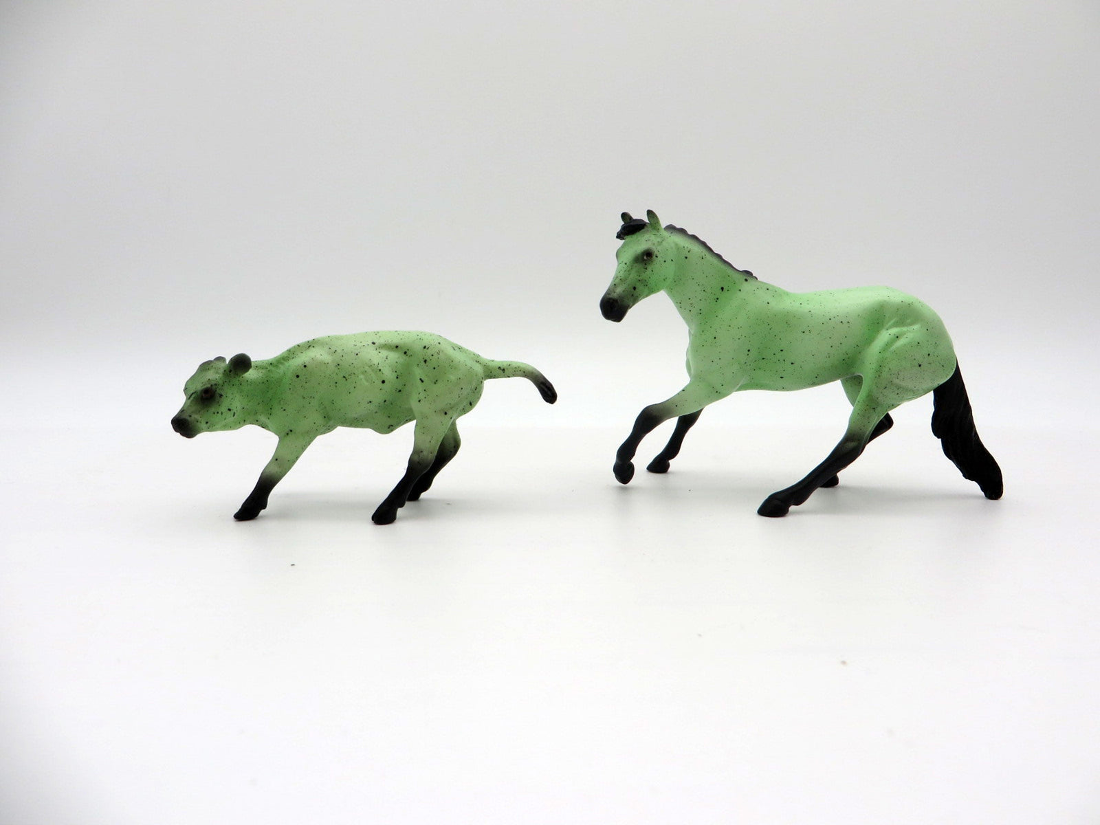Mint Cookies and Cream- OOAK Cutter Calf and Calf Chip Painted By Audrey Dixon  NICM-7/23/21