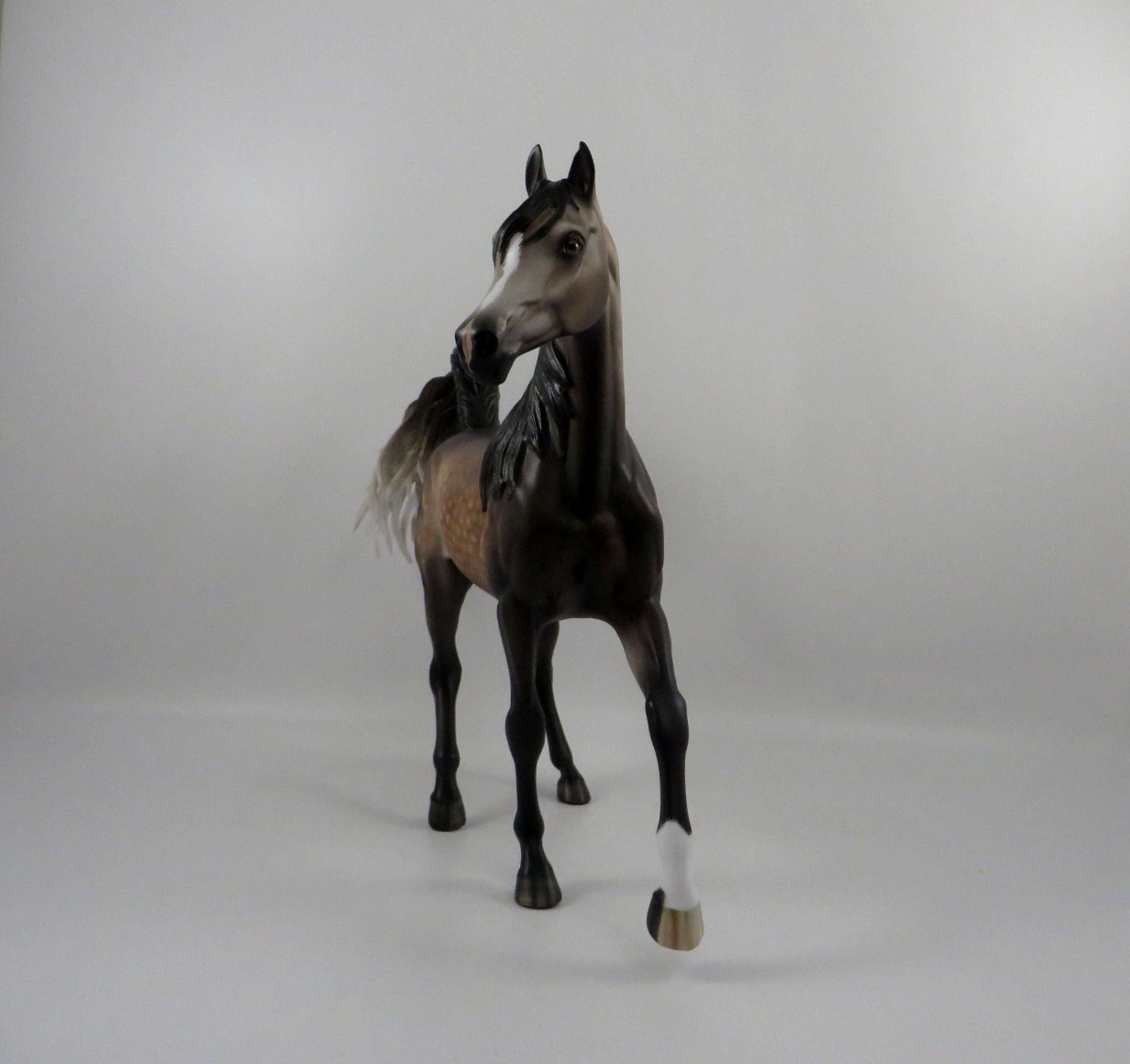 Mirage-OOAK Rose Grey Arabian Mare By Sheryl Leisure  2/25/21
