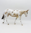 Miss Kelly-OOAK Loud Bay Appaloosa Mule by Sheryl Leisure 9/26/22