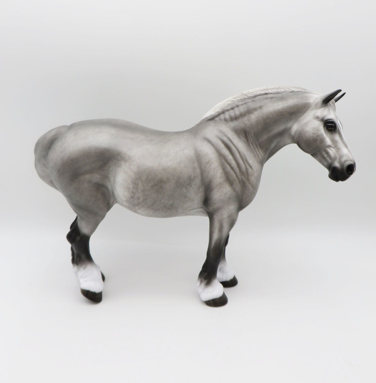 Mist Of Time - OOAK - Flannel Grey Heavy Draft by Sheryl Leisure - Best Offers Paws & Claws 2023 P&C 23