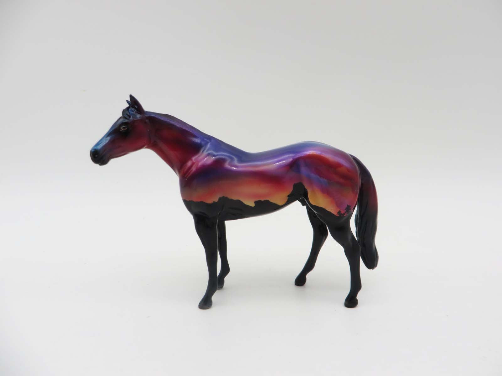 Montana Sky - OOAK - Decorator Stock Horse Chip By Julie Keim - SHCF23