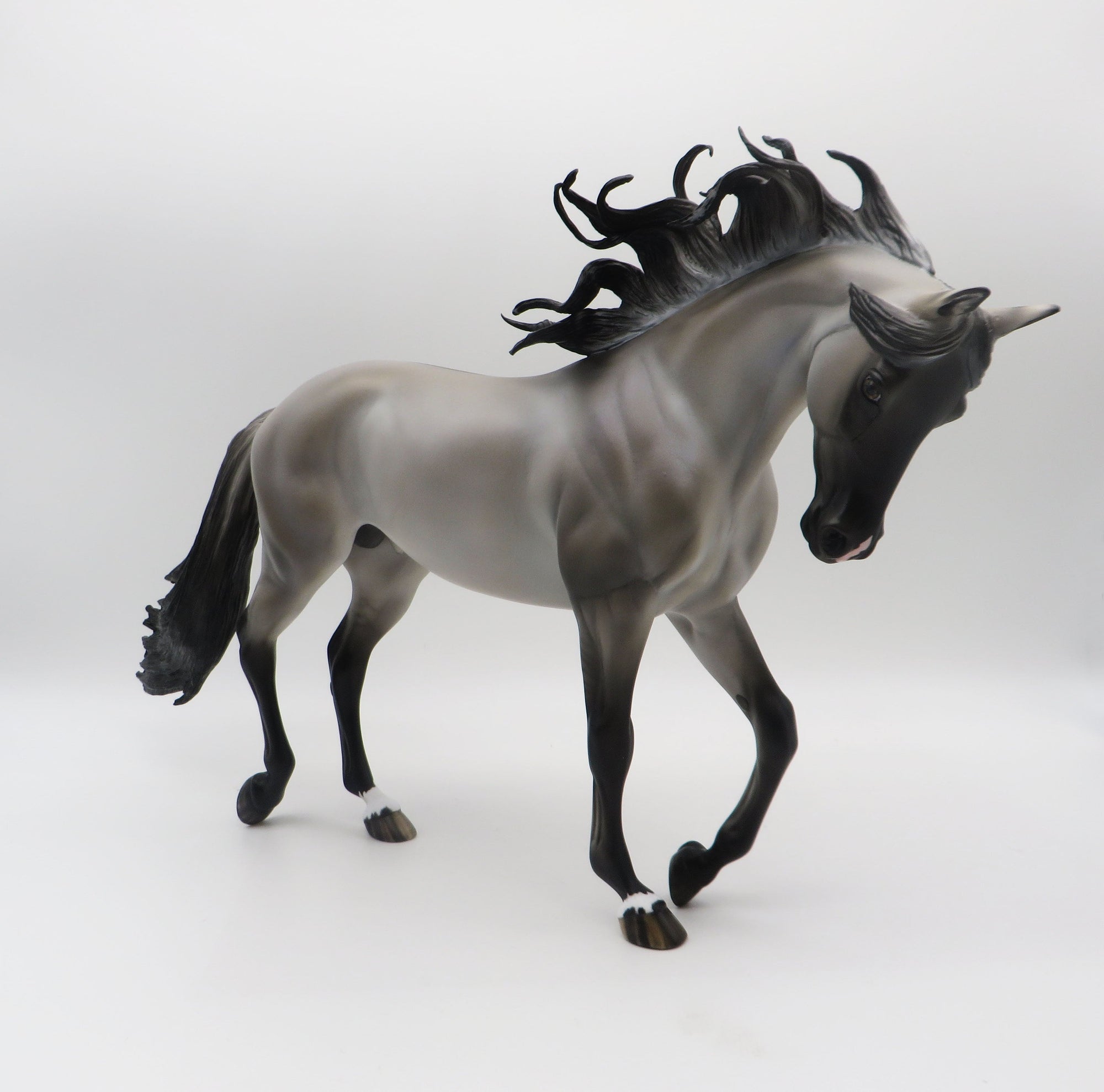 Moon Shadow-OOAK Grulla Thoroughbred By Myla Pearce 5/19/23