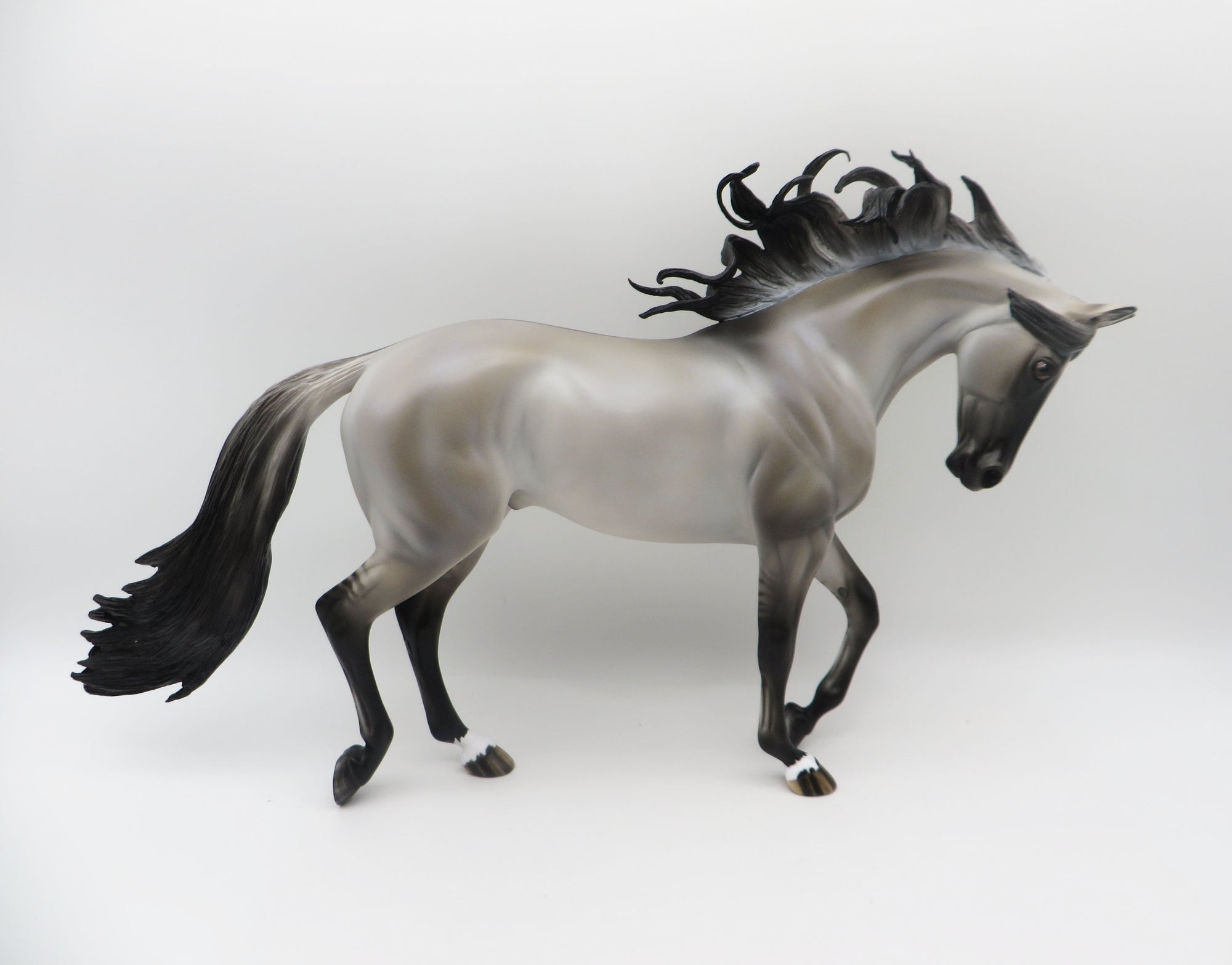 Moon Shadow-OOAK Grulla Thoroughbred By Myla Pearce 5/19/23