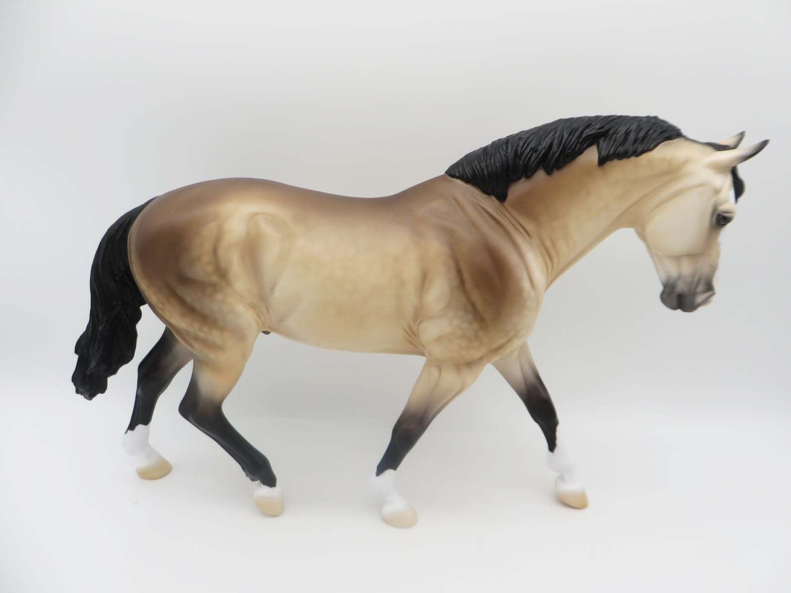 Moose - OOAK - Dappled Sooty Buckskin Irish Draft By Ellen Robbins - P&C 23