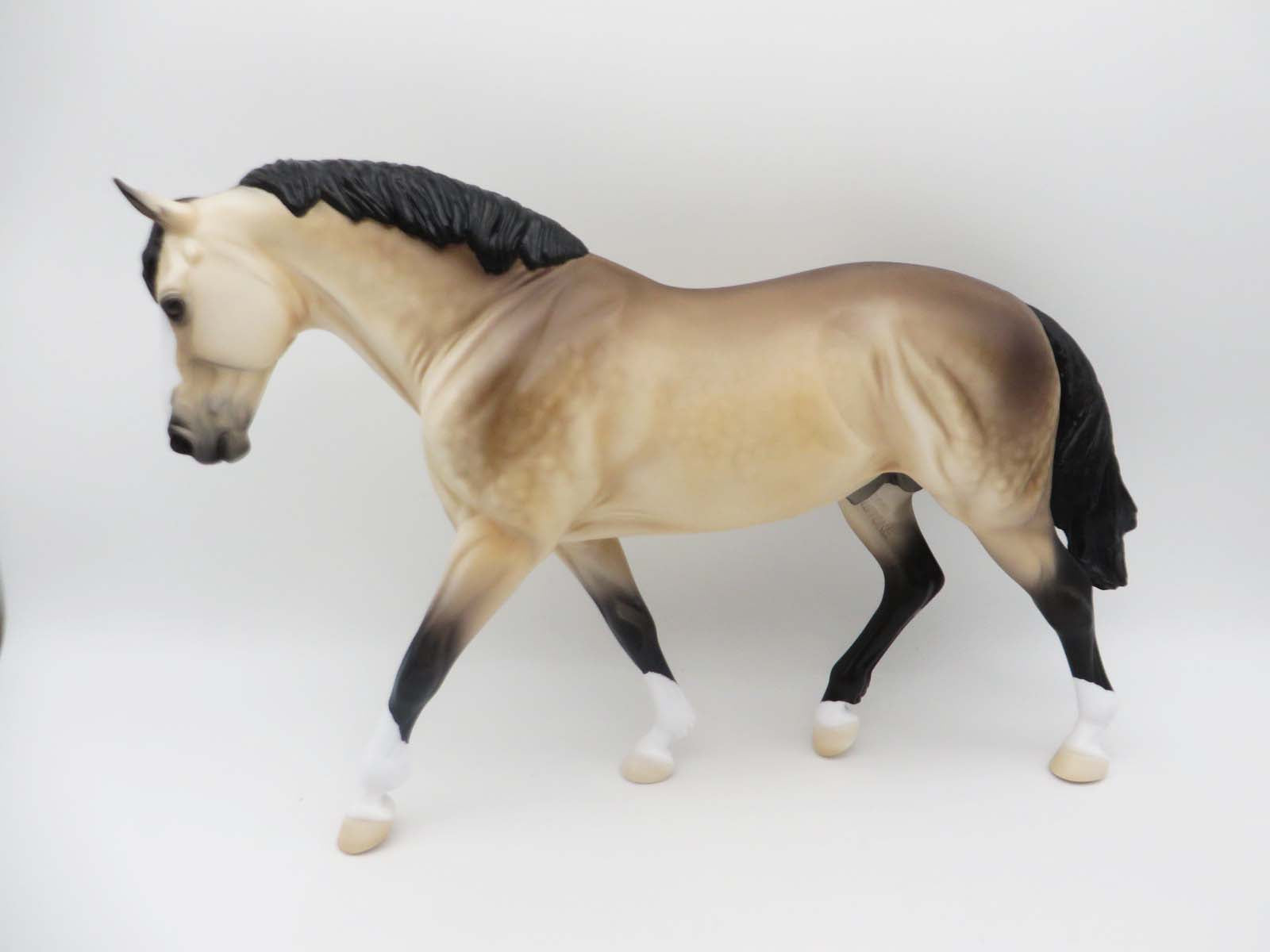 Moose - OOAK - Dappled Sooty Buckskin Irish Draft By Ellen Robbins - P&amp;C 23