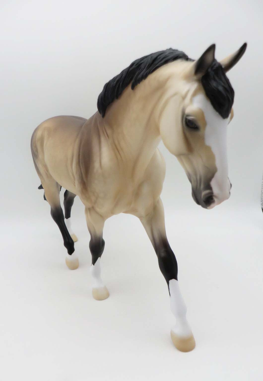 Moose - OOAK - Dappled Sooty Buckskin Irish Draft By Ellen Robbins - P&amp;C 23