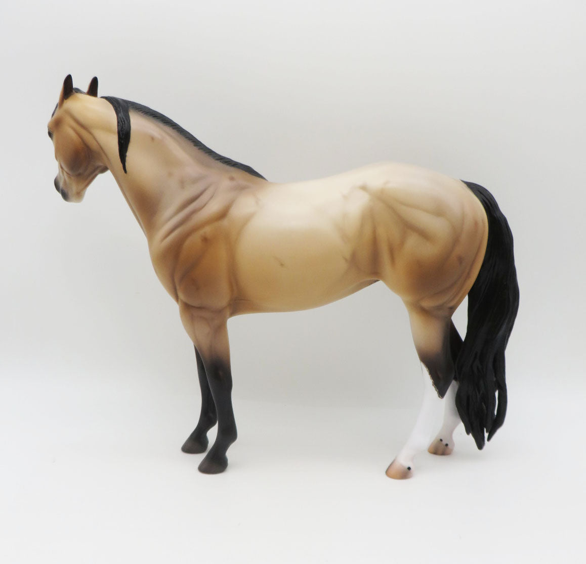 Morello - OOAK - Bay Roan Ideal Stock Horse By Caroline Boydston BEST OFFER 11/21/22