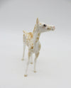 Morning Light - OOAK - Sabino Palomino Chip Foal By Andrea Thomason - Christmas Tails 2022 - CT22