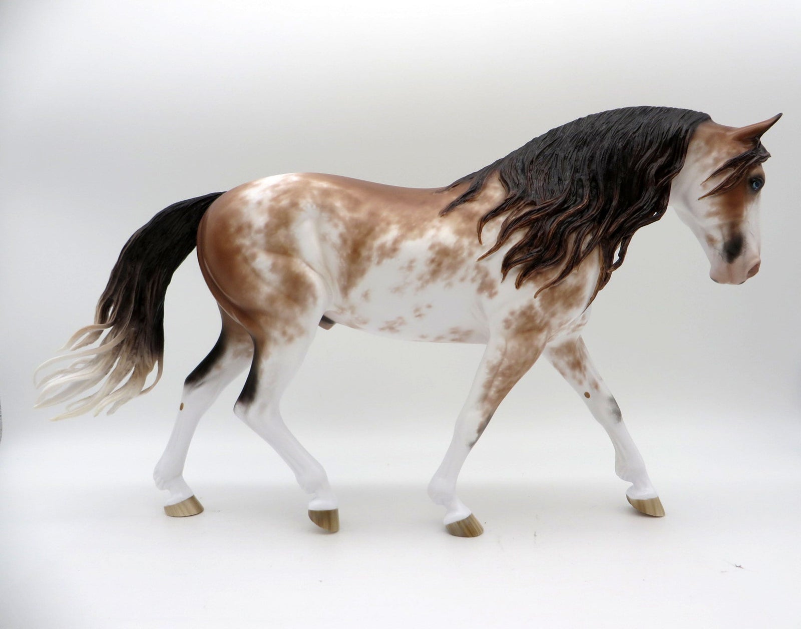 Morrison-OOAK Bay Sabino Irish Draft Painted by Sheryl Leisure 11/22/21