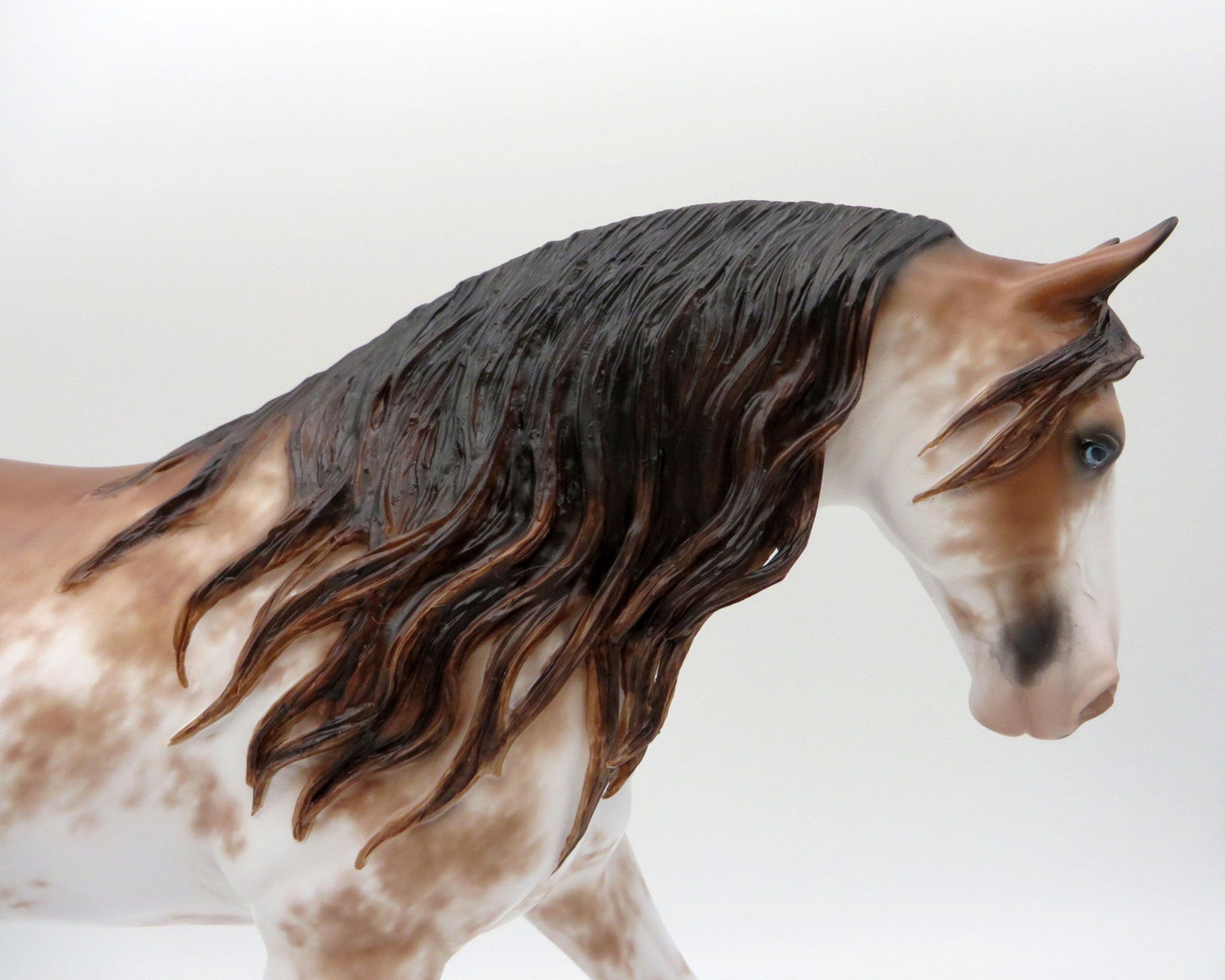 Morrison-OOAK Bay Sabino Irish Draft Painted by Sheryl Leisure 11/22/21