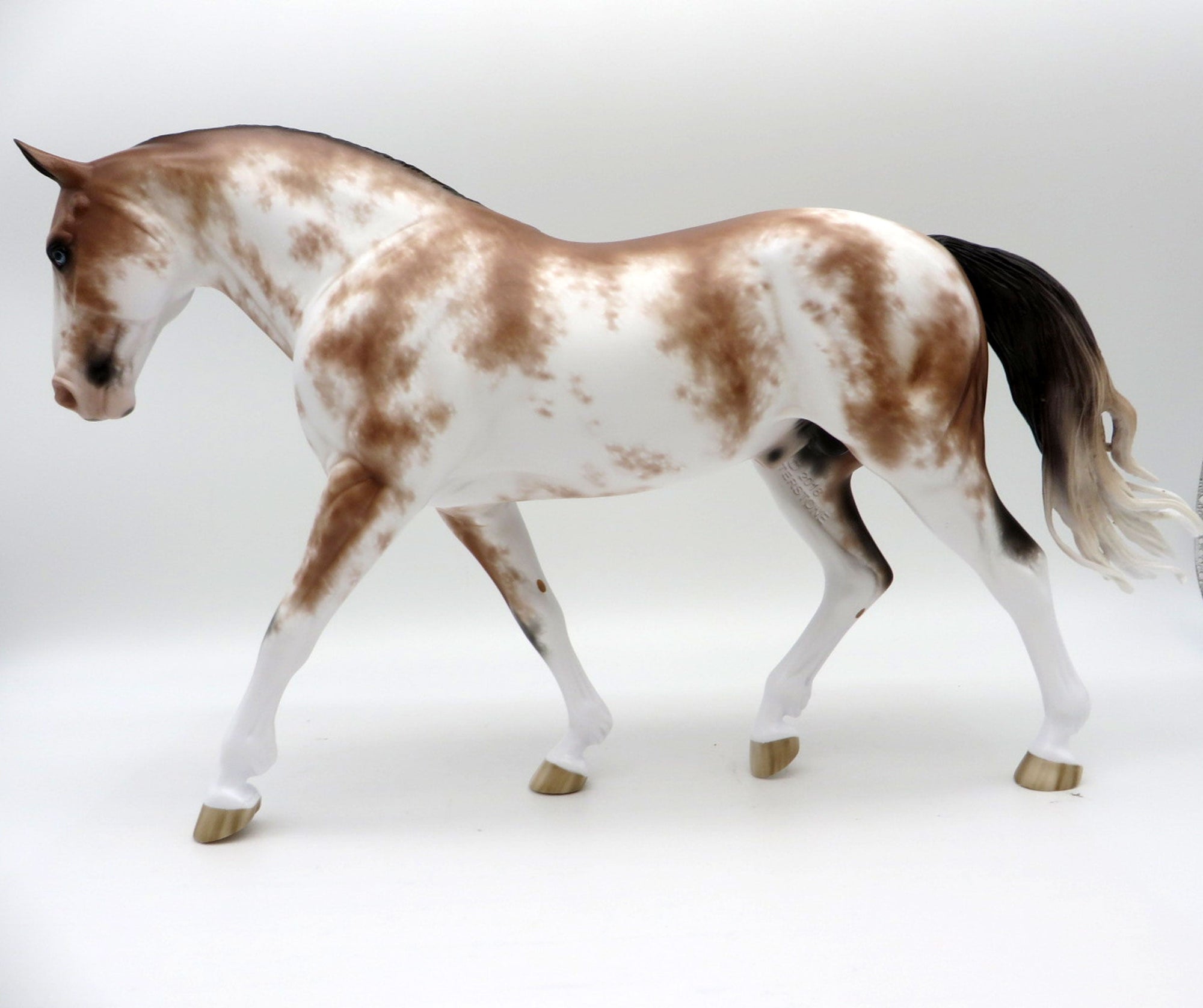 Morrison-OOAK Bay Sabino Irish Draft Painted by Sheryl Leisure 11/22/21