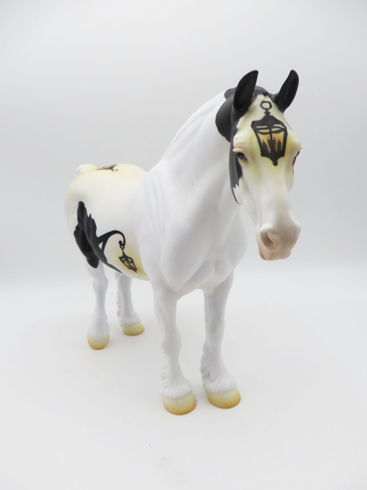 Mothman&#39;s Folly - OOAK - Heavy Draft Mare Halloween Decorator Painted by Jess Hamill - MM22