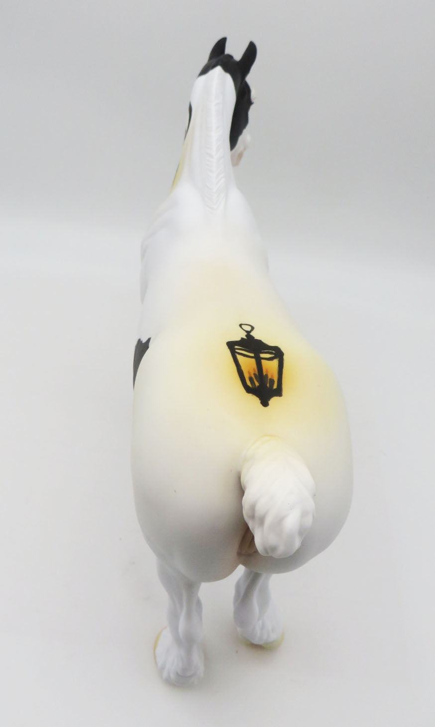 Mothman&#39;s Folly - OOAK - Heavy Draft Mare Halloween Decorator Painted by Jess Hamill - MM22