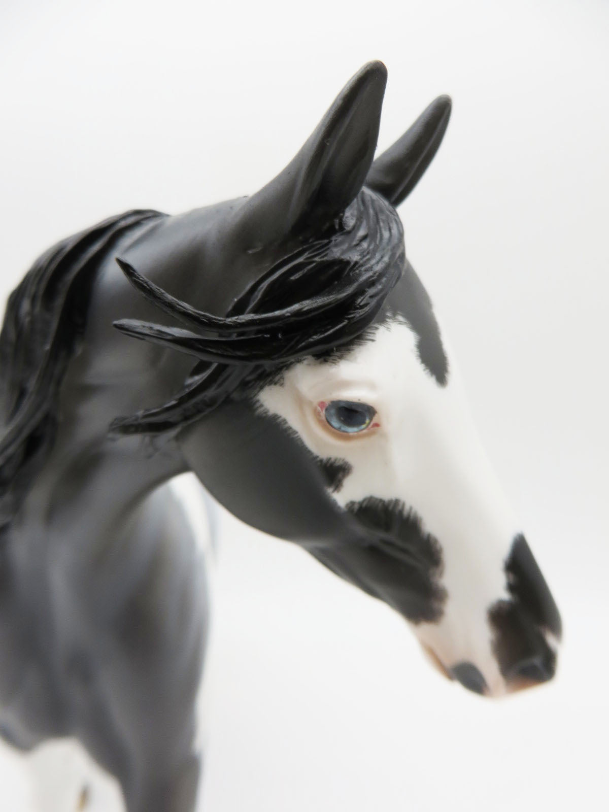 Mountain Peaks - OOAK - Reverse Dappled Blue Roan Tobiano By Ellen Robbins - Best Offers 2/6/23