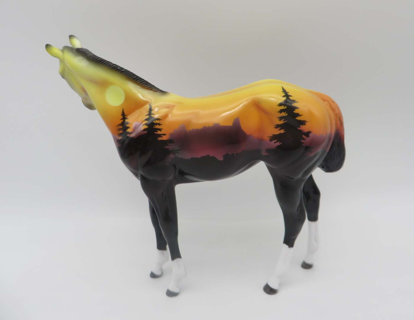 Mountain View-OOAK Weanling Deco By Dawn Quick SHCF23