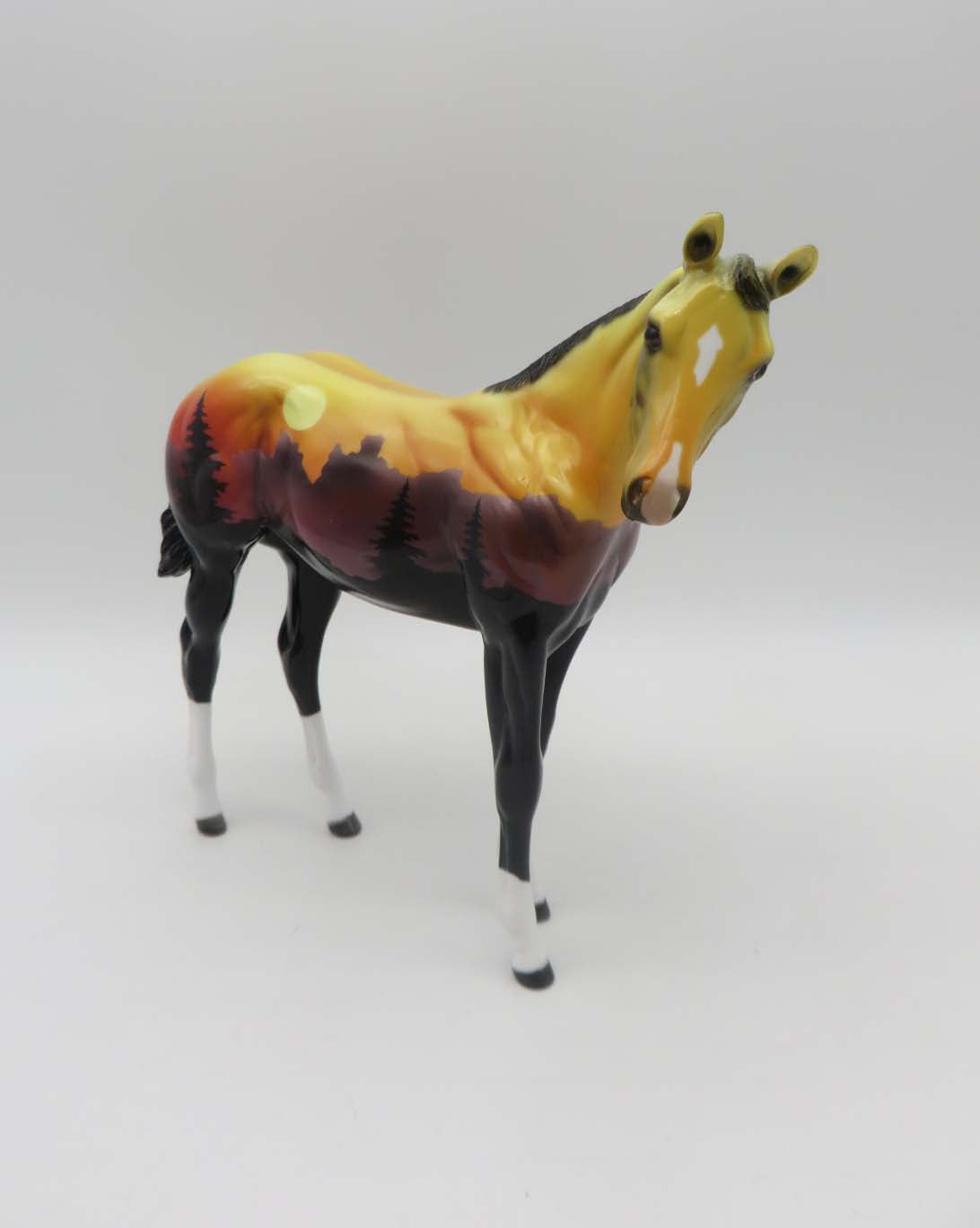 Mountain View-OOAK Weanling Deco By Dawn Quick SHCF23