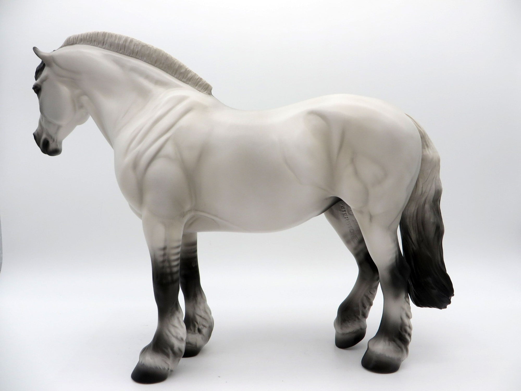 Mouse-LE-20 Fjord Draft Cross Heavy Draft Mare Painted By Audrey Dixon 8/5/21