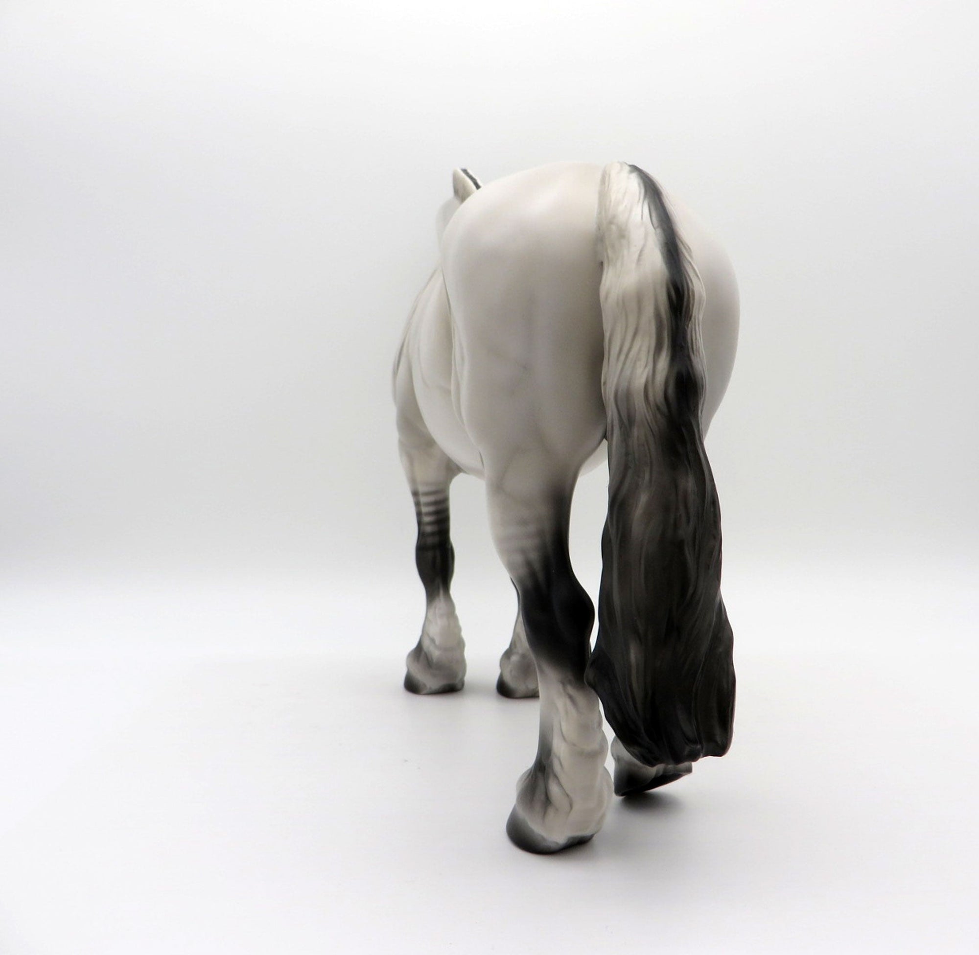 Mouse-LE-20 Fjord Draft Cross Heavy Draft Mare Painted By Audrey Dixon 8/5/21