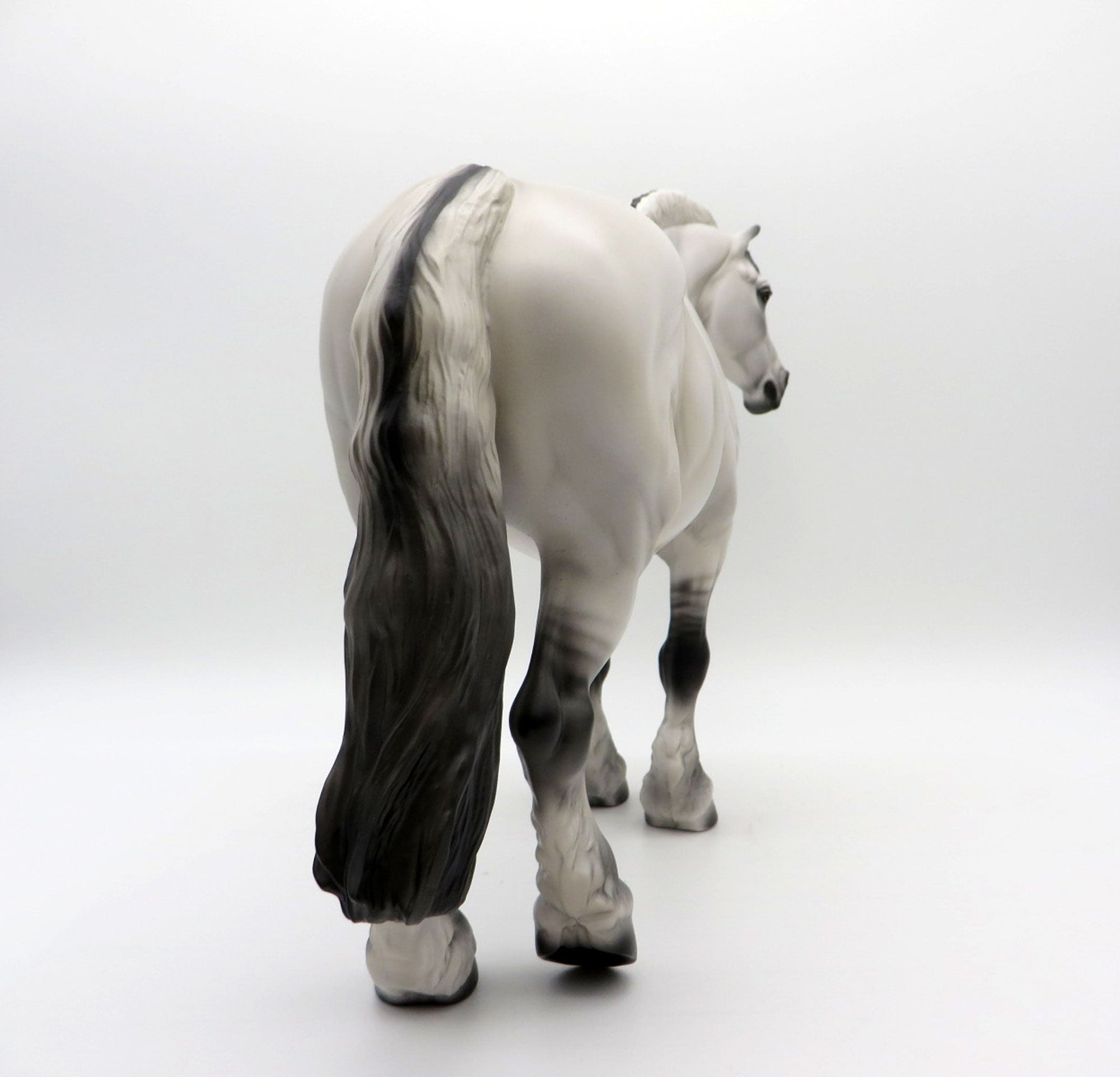 Mouse-LE-20 Fjord Draft Cross Heavy Draft Mare Painted By Audrey Dixon 8/5/21