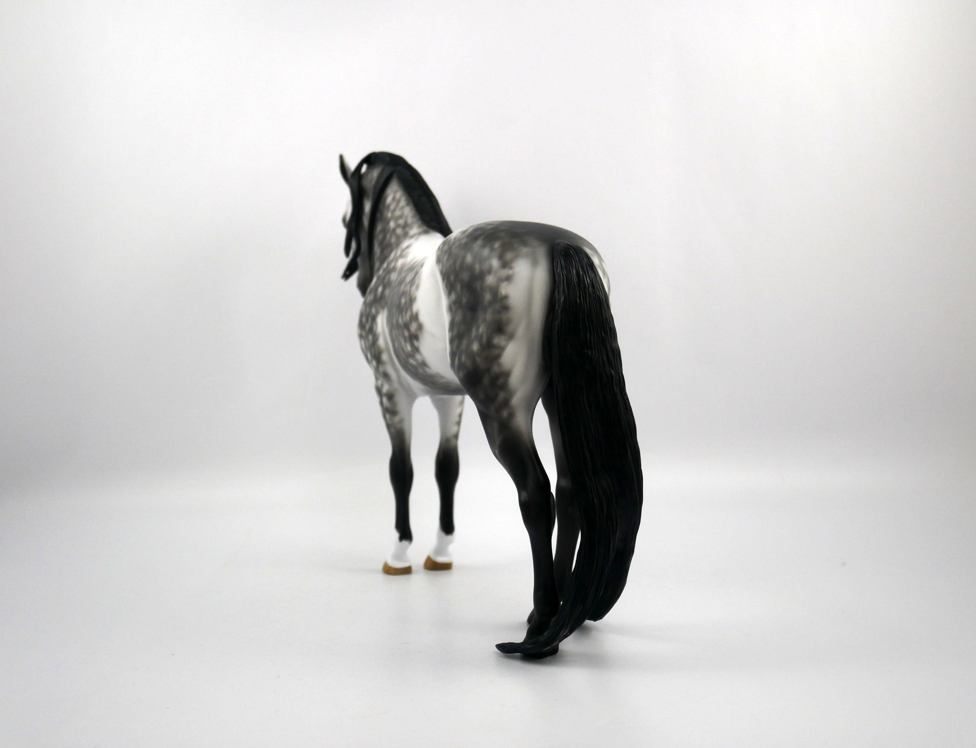 Mr. C-OOAK Dapple Grey Andalusian  Painted by Sheryl Leisure 1/20