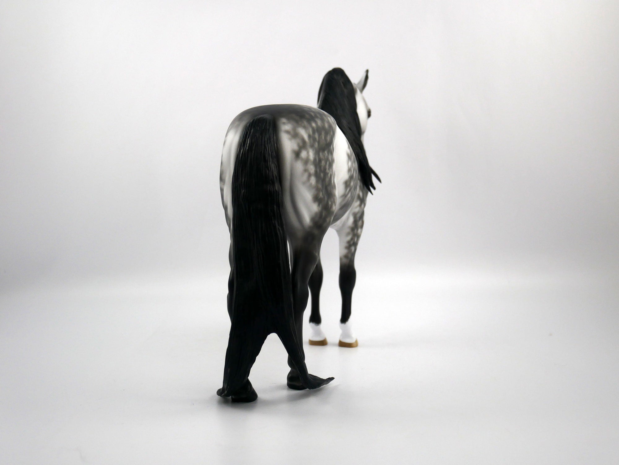 Mr. C-OOAK Dapple Grey Andalusian  Painted by Sheryl Leisure 1/20