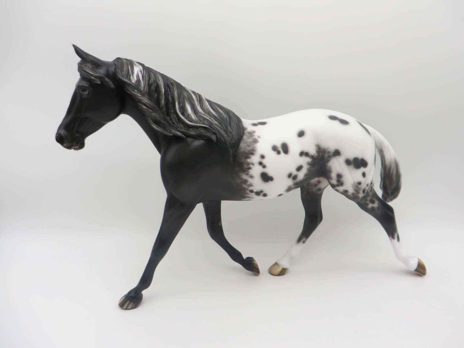 Ms Pacman - OOAK - Black Appaloosa Palouse by Sheryl Leisure - Best Offer 5/30/23