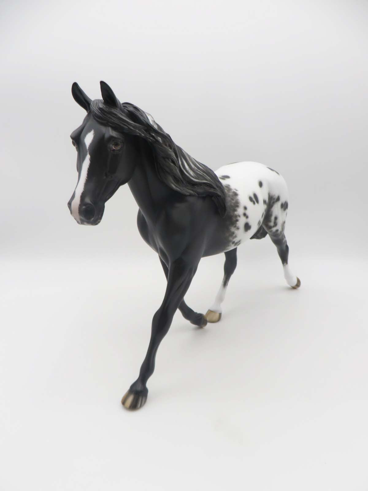 Ms Pacman - OOAK - Black Appaloosa Palouse by Sheryl Leisure - Best Offer 5/30/23