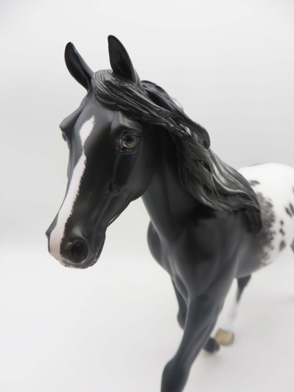 Ms Pacman - OOAK - Black Appaloosa Palouse by Sheryl Leisure - Best Offer 5/30/23