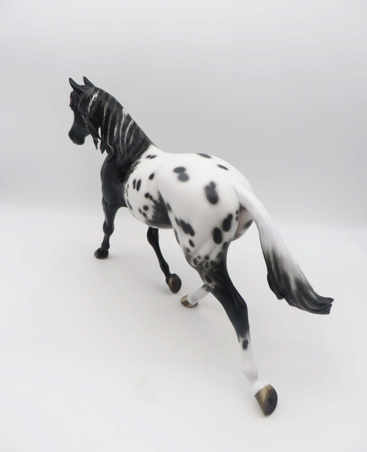 Ms Pacman - OOAK - Black Appaloosa Palouse by Sheryl Leisure - Best Offer 5/30/23