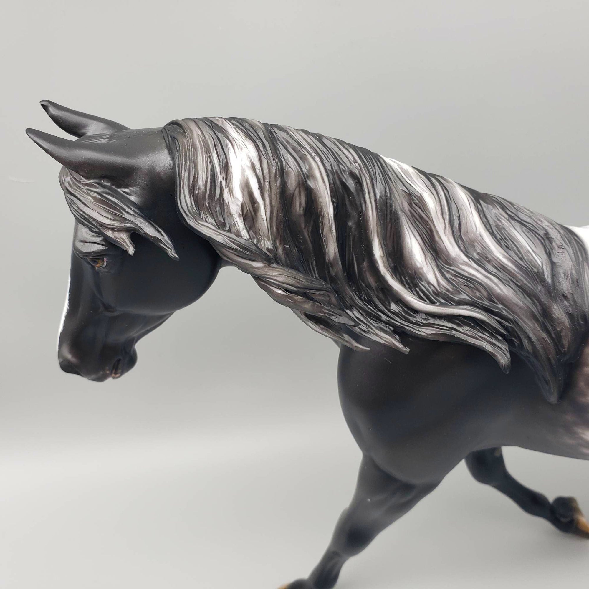 Ms Pacman - OOAK - Black Appaloosa Palouse by Sheryl Leisure - Best Offer 5/30/23