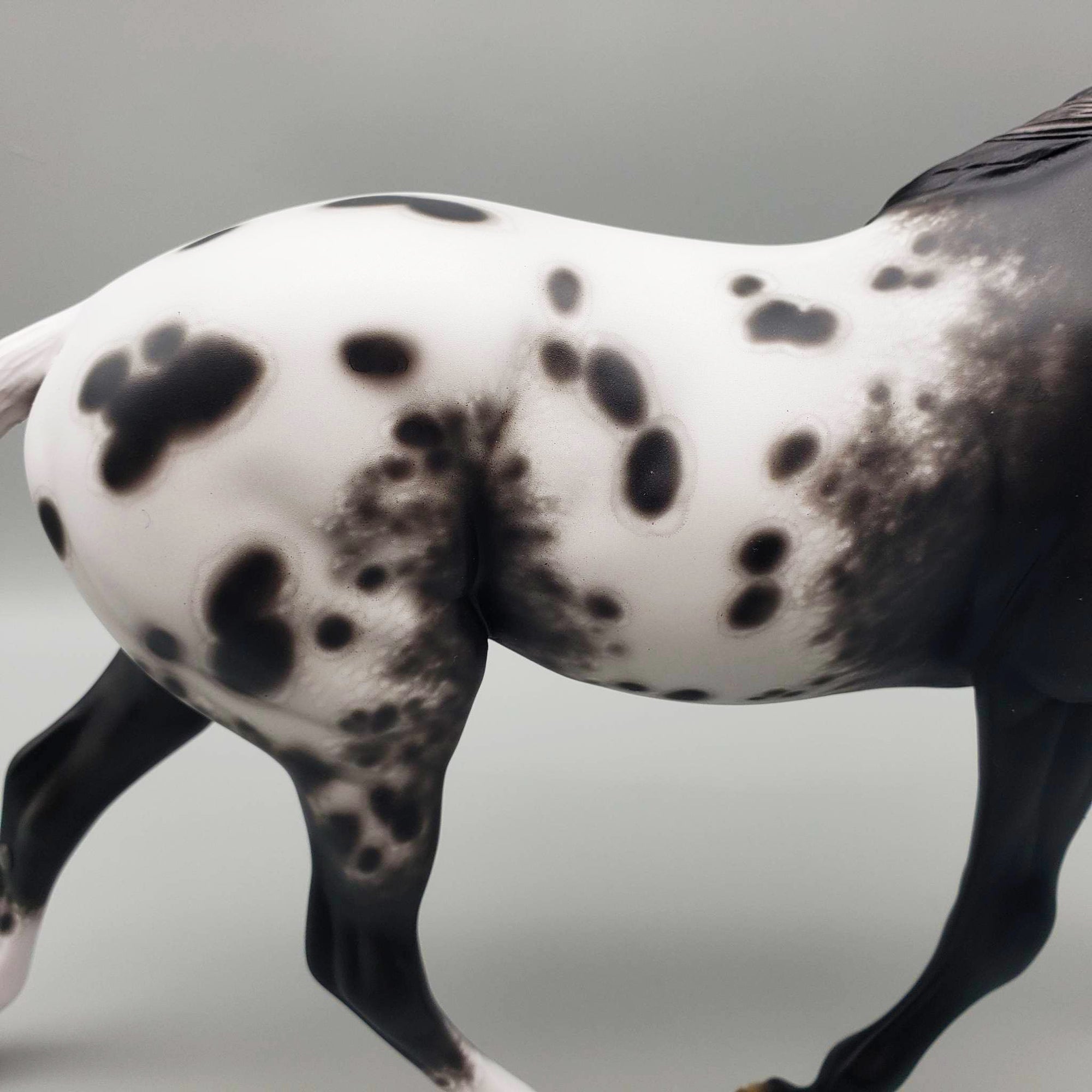 Ms Pacman - OOAK - Black Appaloosa Palouse by Sheryl Leisure - Best Offer 5/30/23