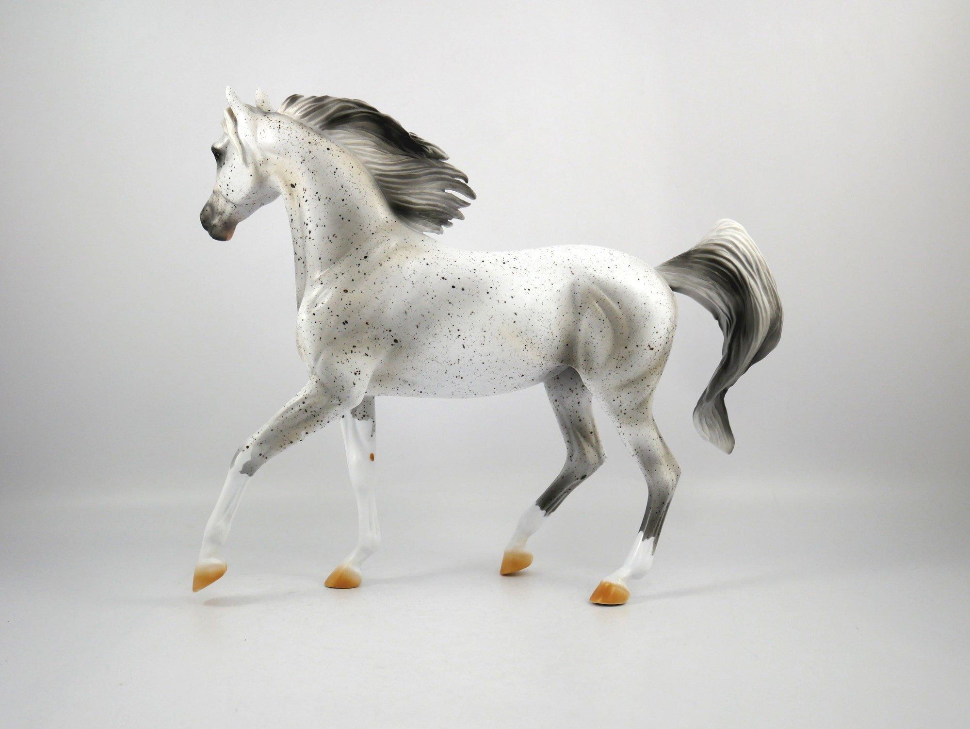 Muffin-OOAK Fleabit Arabian Mare  Model Horse 1/20/21