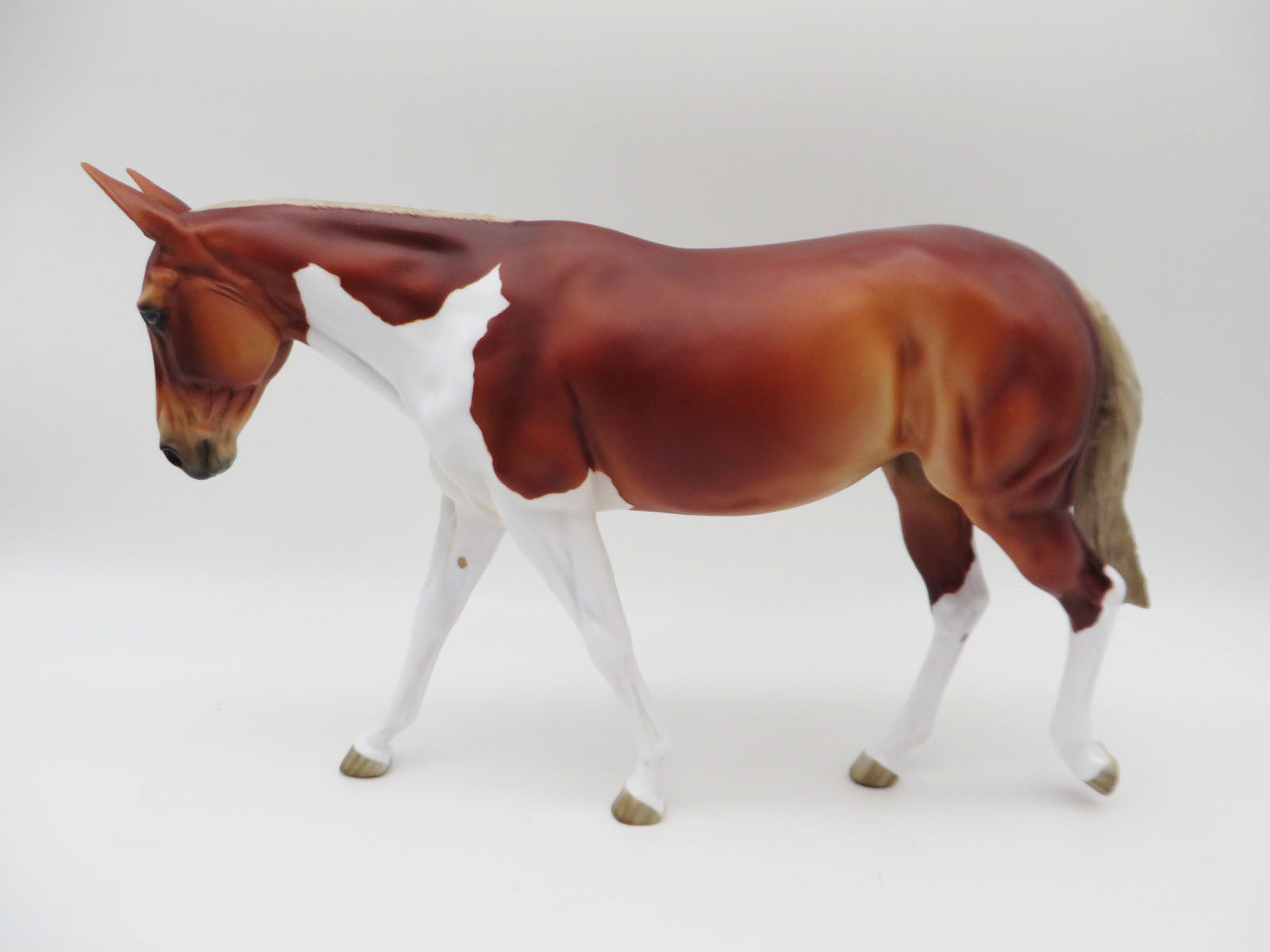 Muletide Blessings - OOAK - Chestnut Pinto Mule By Jess Hamill - CT22