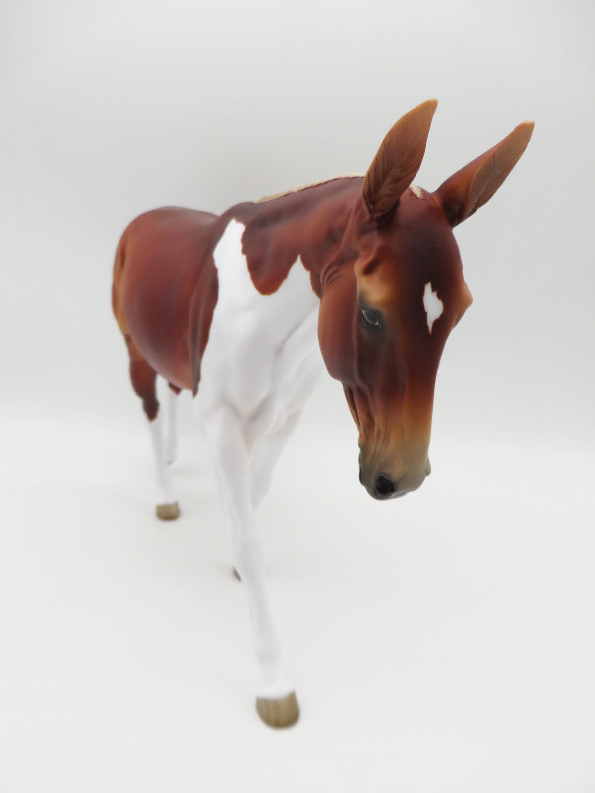 Muletide Blessings - OOAK - Chestnut Pinto Mule By Jess Hamill - CT22