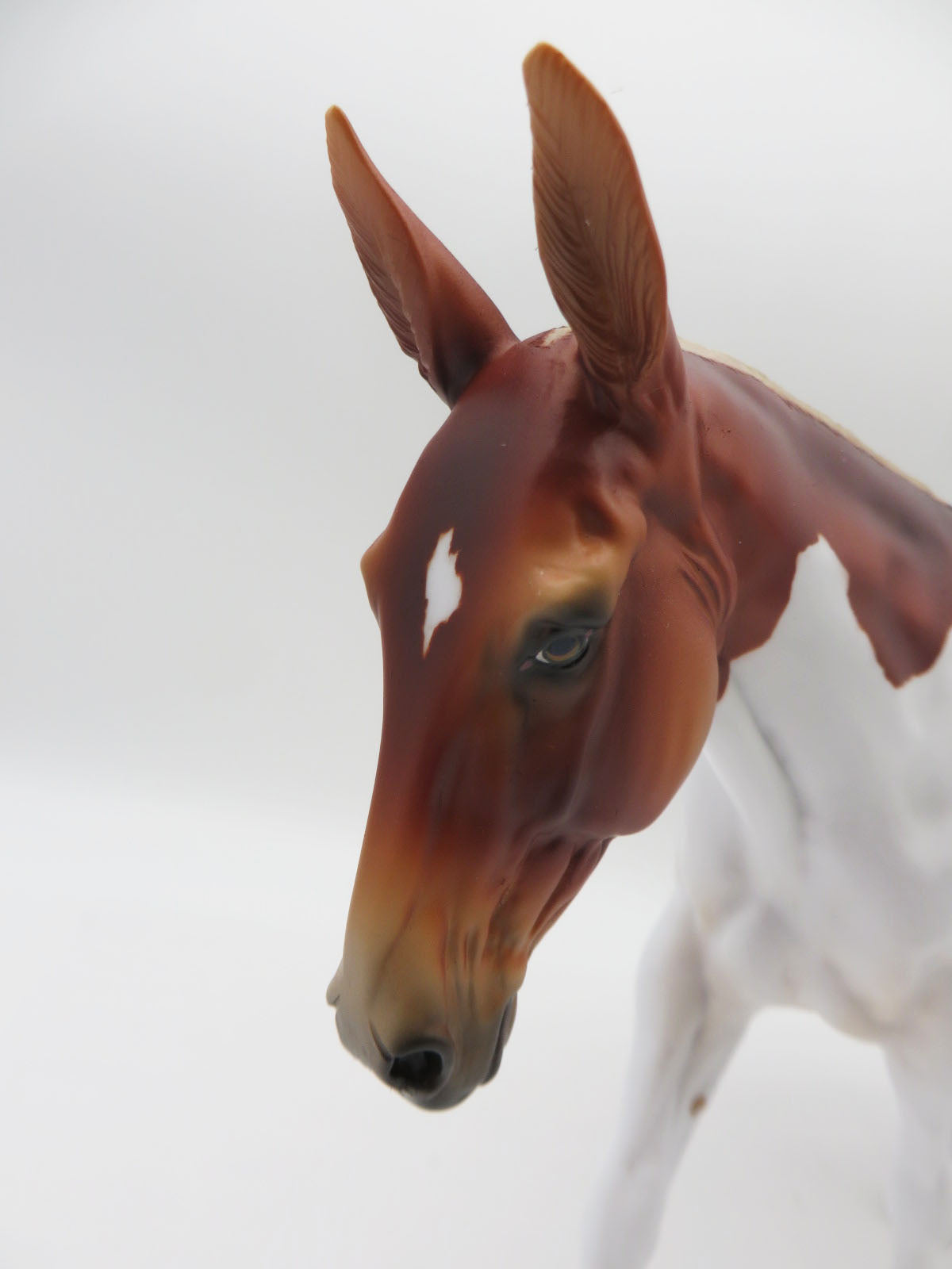 Muletide Blessings - OOAK - Chestnut Pinto Mule By Jess Hamill - CT22