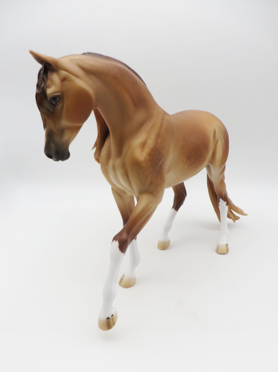 Mumtan Lilabid - OOAK Light Dapple Chestnut Arabian Mare By Ellen Robbins 11/28/22