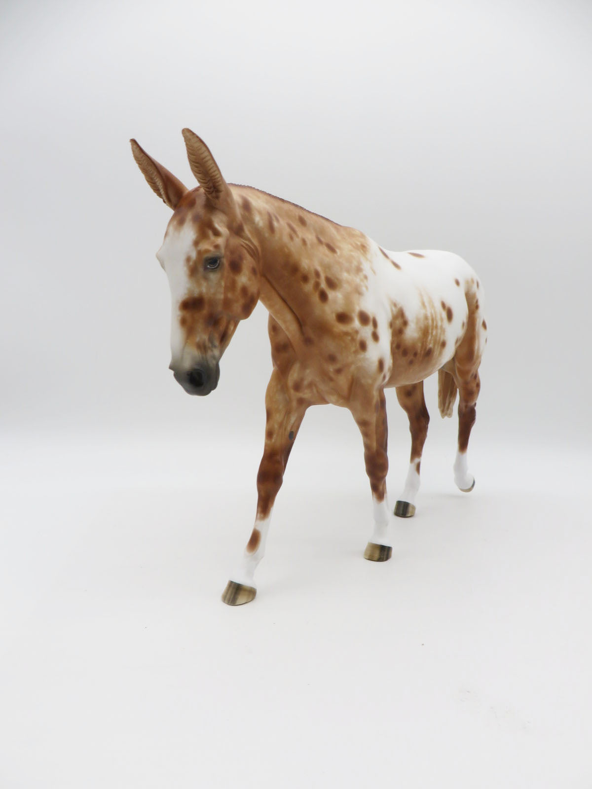 Myrtle Mae-OOAK Chestnut Appalosa Mule By Sheryl Leisure 9/26/22