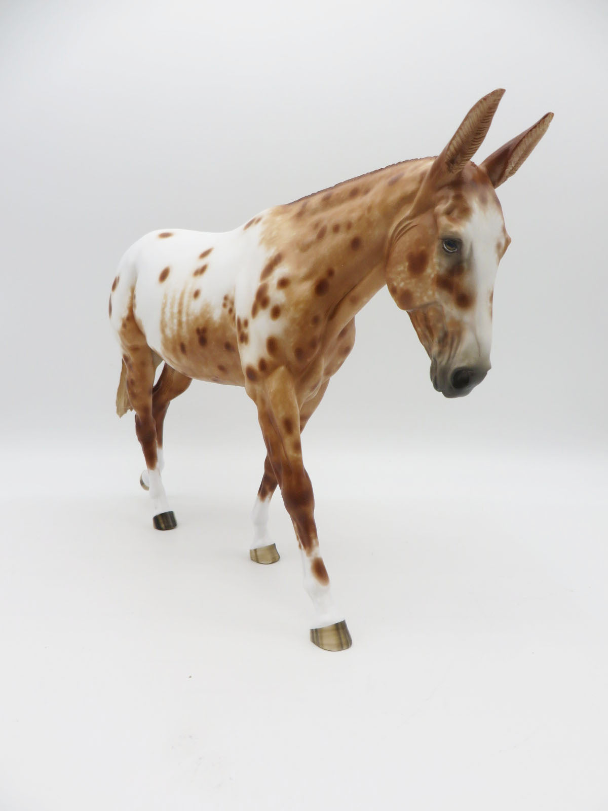 Myrtle Mae-OOAK Chestnut Appalosa Mule By Sheryl Leisure 9/26/22