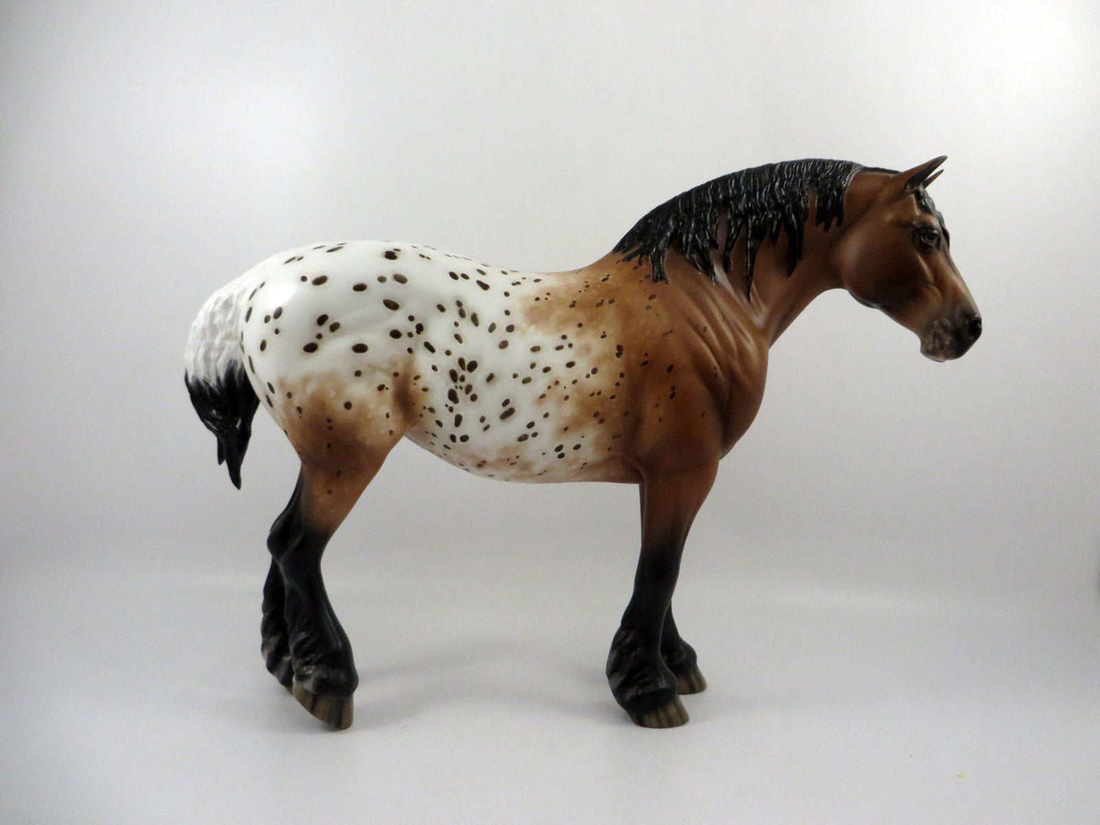 Mystify-OOAK Bay Appaloosa Mare Painted By Sheryl Leisure  2/25/21