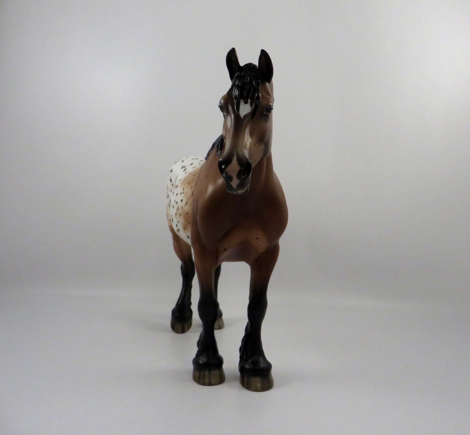 Mystify-OOAK Bay Appaloosa Mare Painted By Sheryl Leisure  2/25/21