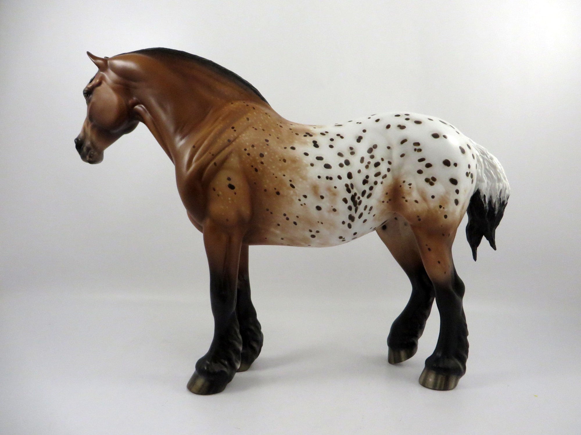 Mystify-OOAK Bay Appaloosa Mare Painted By Sheryl Leisure  2/25/21