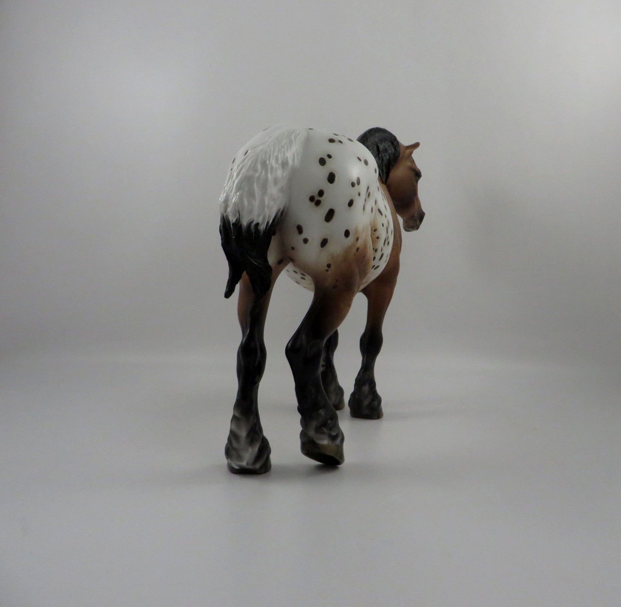 Mystify-OOAK Bay Appaloosa Mare Painted By Sheryl Leisure  2/25/21