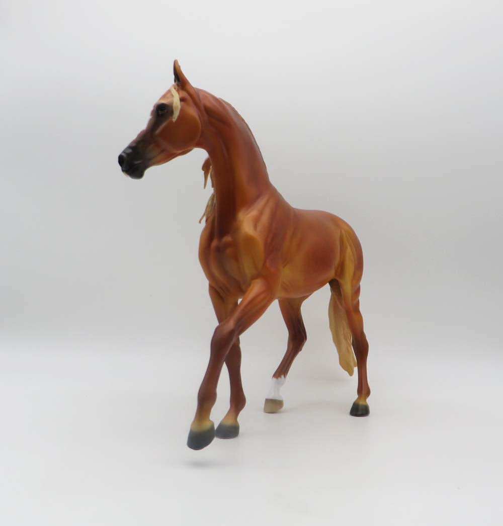 Nature&#39;s Light - OOAK - Dappled Flaxen Chestnut Arabian Mare By Ellen Robbins - Best Offers 2/20/23