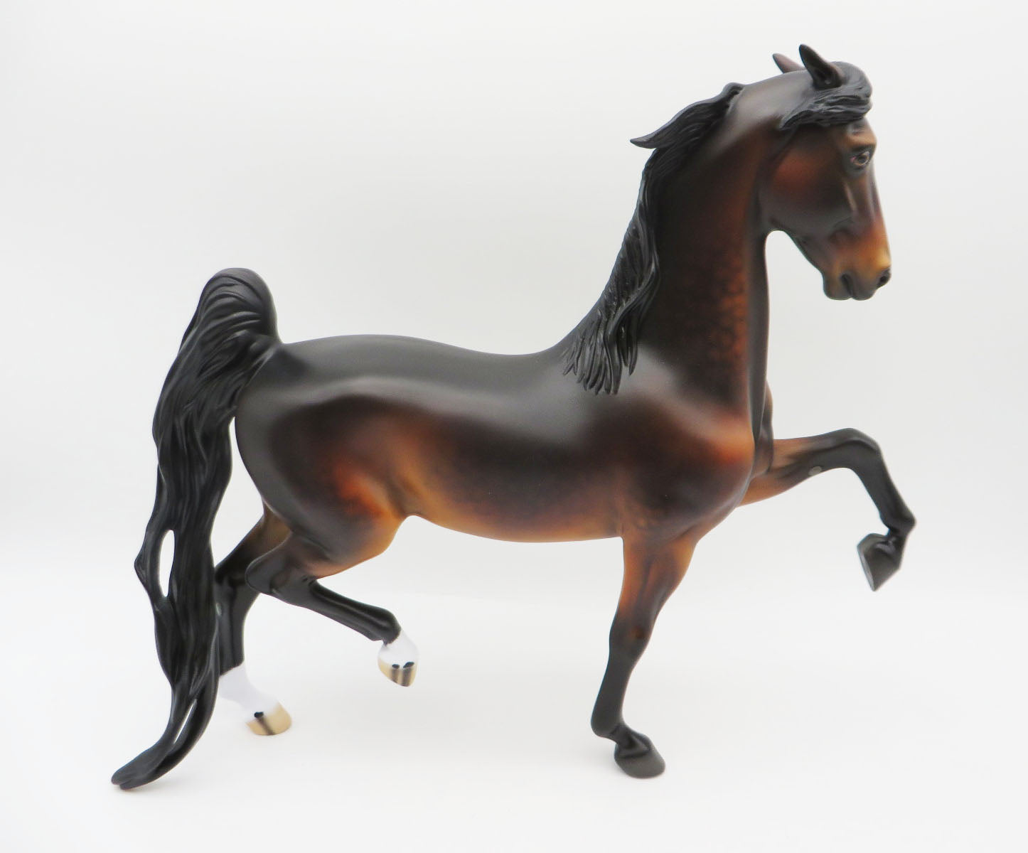 Naughty List Legend - Best Offer - OOAK - Dapple Bay Saddlebred by Carrie Keller - Christmas Tails 2022 - CT22