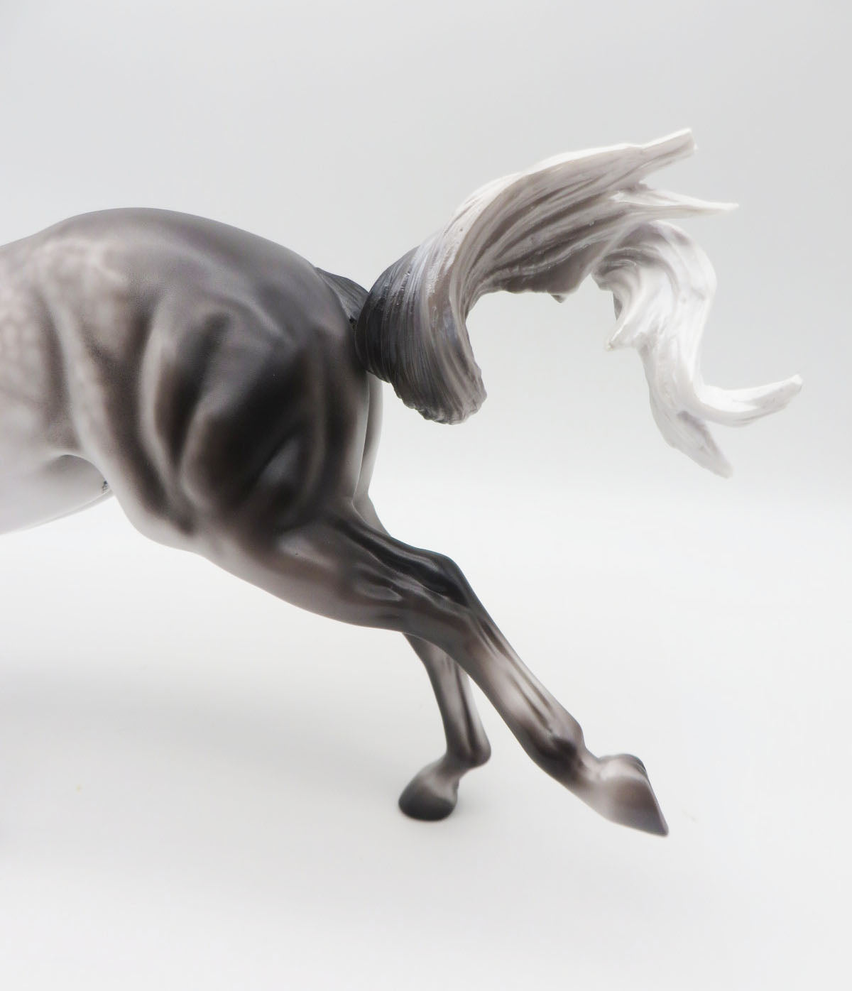 Naughty Not Nice - OOAK Dapple Grey Remington By Caroline Boydston 11/28/22