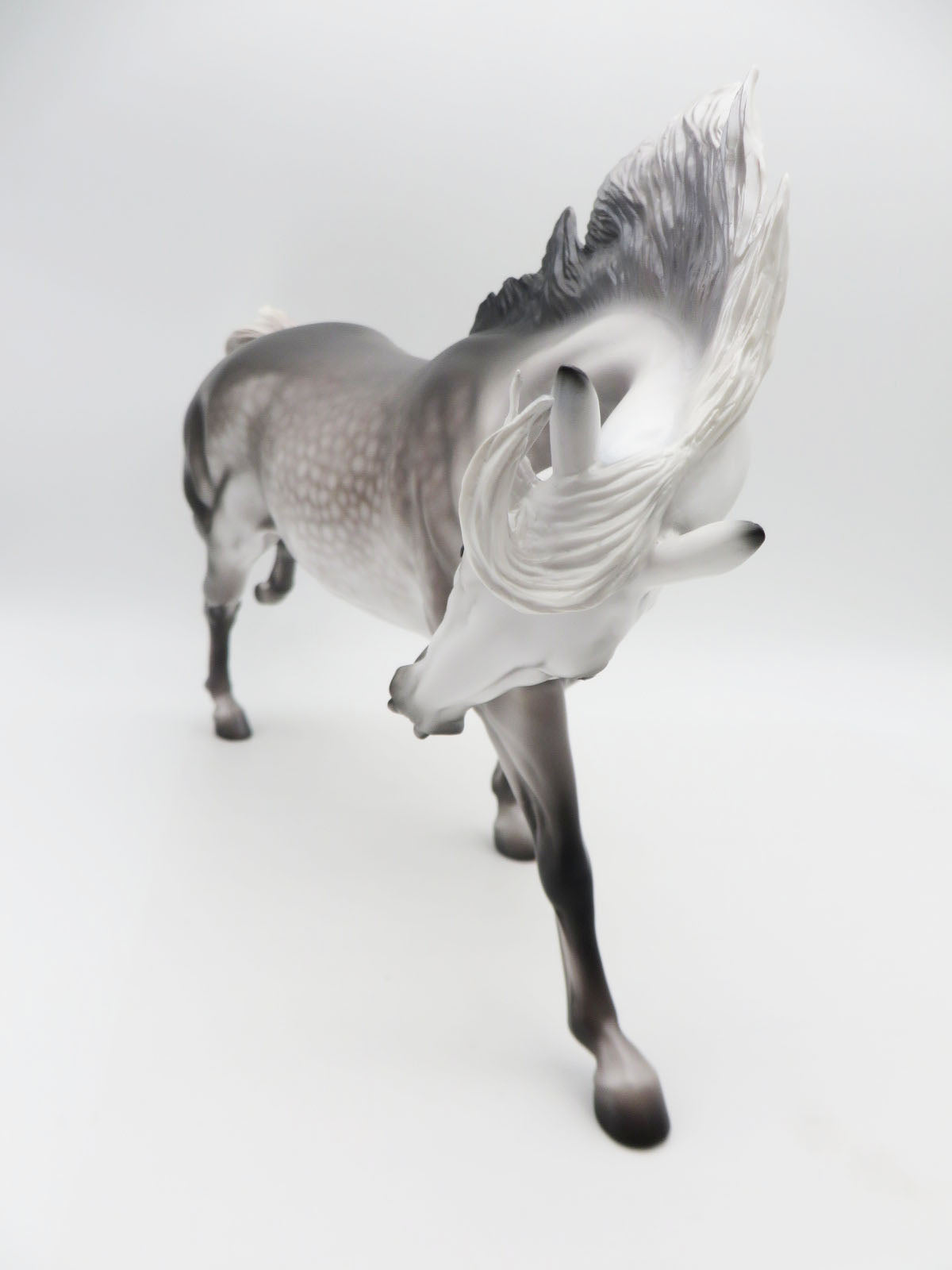 Naughty Not Nice - OOAK Dapple Grey Remington By Caroline Boydston 11/28/22