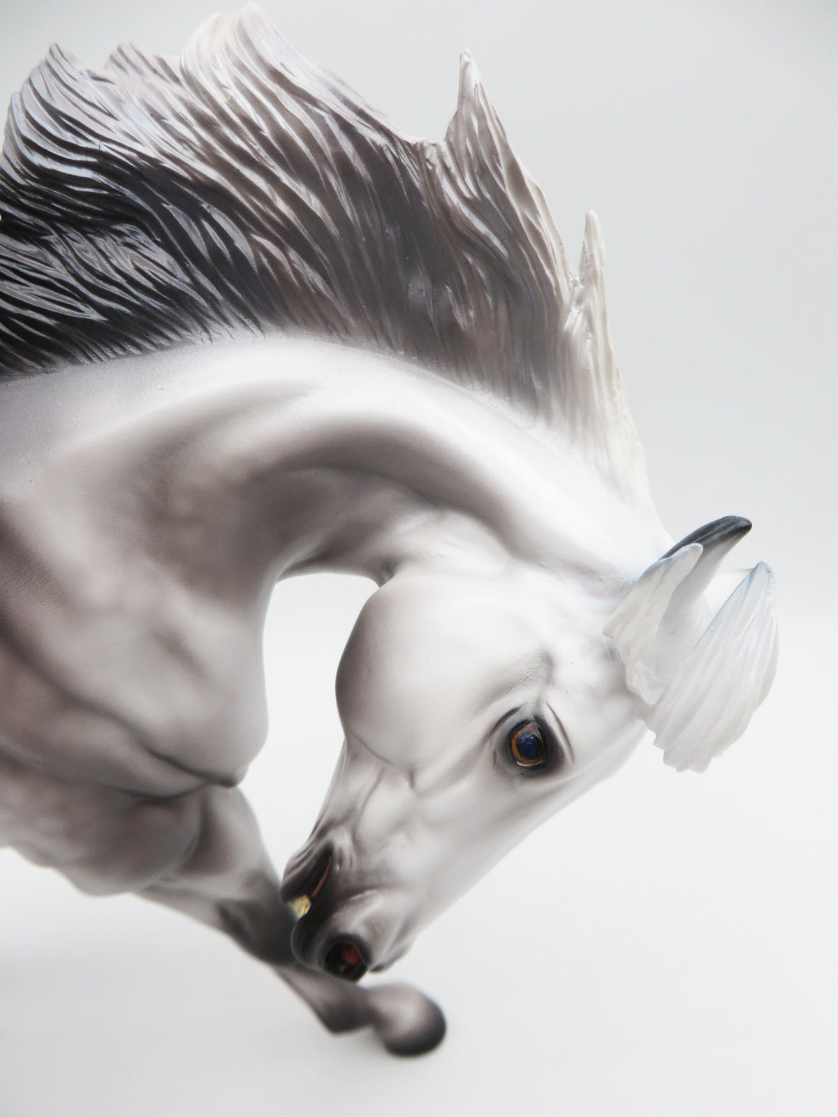 Naughty Not Nice - OOAK Dapple Grey Remington By Caroline Boydston 11/28/22